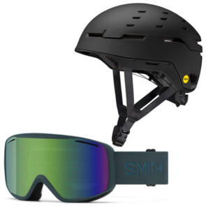 SMITH 24 SUMMIT MIPS HELMET + RALLY PACIFIC GREEN SOL-X