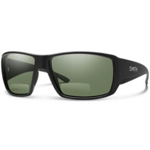 SMITH GUIDES CHOICE (BIFOCALS) MATTE BLACK + POLARIZED GRAY GREEN CARBONIC
