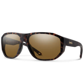 SMITH OUTRIGGER MATTE TORTOISE + CHROMAPOP GLASS POLARIZED BROWN LENS