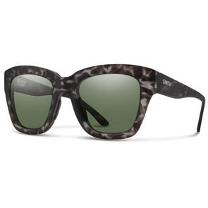 SMITH SWAY MATTE GRAY TORTOISE + CHROMAPOP POLARIZED GRAY GREEN LENS