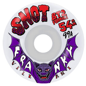 SNOT WHEELS 54 99 FRANKY VILLANI CONICAL CLEAR