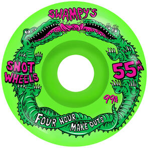 SNOT WHEELS 55 99 SWAMPY'S FOUR HOUR MAKE OUTS CONICAL GREEN
