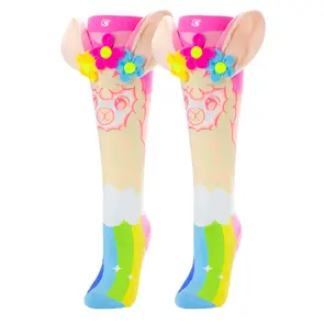 CRAZY SOCKS LLAMA FLOWERS SOCKS