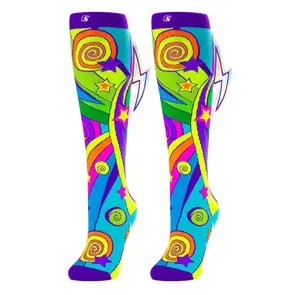 CRAZY SOCKS LIGHTNING SWIRL SOCKS