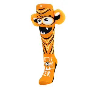 CRAZY SOCKS LITTLE MONSTER ORANGE (SINGLE SOCK)