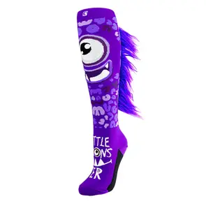 CRAZY SOCKS LITTLE MONSTER PURPLE (SINGLE SOCK)