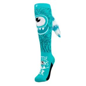 CRAZY SOCKS LITTLE MONSTER TEAL (SINGLE SOCK)