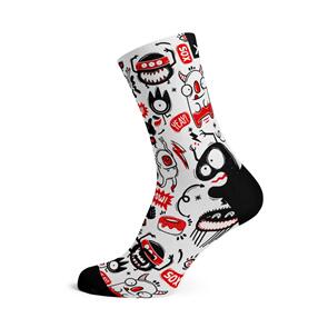 SOX FOOTWEAR MONSTER CREW SOCKS 