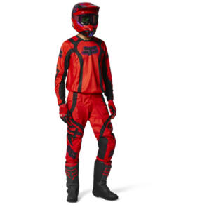 FOX RACING 2022 YOUTH 180 VENZ JERSEY AND PANTS [FLO RED]