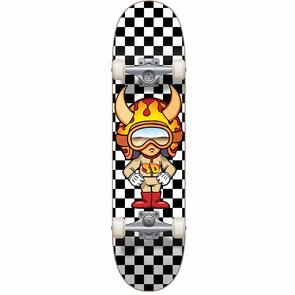 SPEED DEMONS HOT SHOT COMPLETE BLACK/WHITE CHECKS 7.5''