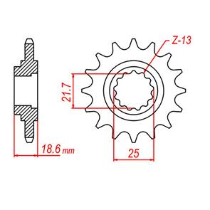 WHITES SPKT FRONT OE STEEL 1538 15T #520