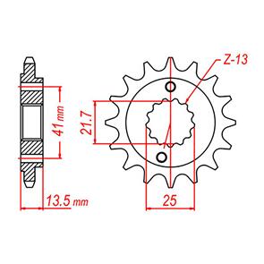 WHITES SPKT FRONT OE STEEL 296 15T #525