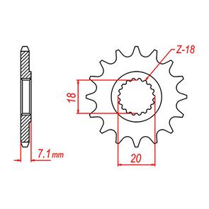 WHITES SPKT FRONT OE STEEL 427 11T #520