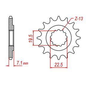 WHITES SPKT FRONT OE STEEL 434 11T #520