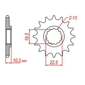 WHITES SPKT FRONT OE STEEL 432 11T #520