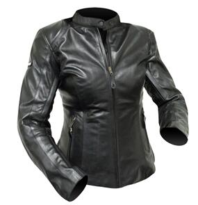 RJAYS LADIES SPIRIT LEATHER JKT BLK 