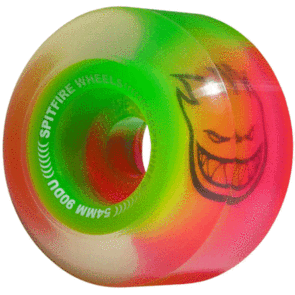 SPITFIRE WHEEL 56 SAPPHIRE NEON PINK/GREEN