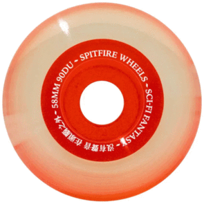 SPITFIRE WHEEL 58 SAPPHIRE SCIFI FANTASY ORANGE