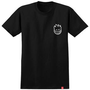 SPITFIRE LIL BIGHEAD S/S T-SHIRT BLACK W/ WHITE PRINT