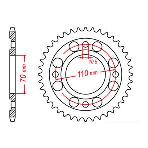 MTX SPKT REAR OE STEEL 246 41T #530