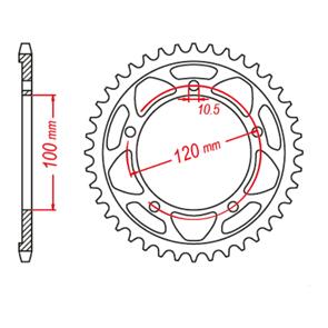 MTX SPKT REAR OE STEEL 713 41T C45 APRILIA RSV 1000 04-