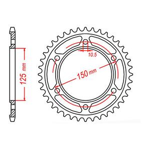 MTX SPKT REAR OE STEEL 899 45T #525