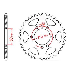 MTX SPKT REAR OE STEEL 890 42T #520