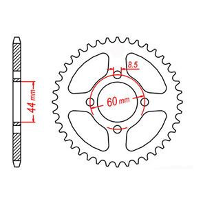 MTX SPKT REAR OE STEEL 833 54T #428