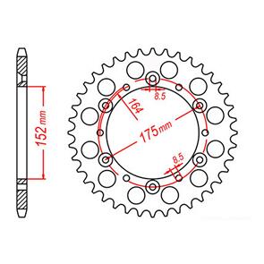 MTX SPKT REAR OE STEEL 853 40T #520