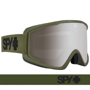 SPY OPTIC CRUSHER ELITE - MATTE OLIVE BRONZE WITH SILVER SPECTRA MIRROR