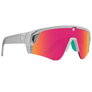 SPY OPTIC MONOLITH SPEED - MATTE SILVER HAPPY GREY GREEN PINK MIRROR