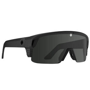 SPY OPTIC SUNGLASS MONOLITH - MATTE BLACK HAPPY GREY GREEN POLAR W/ BLACK