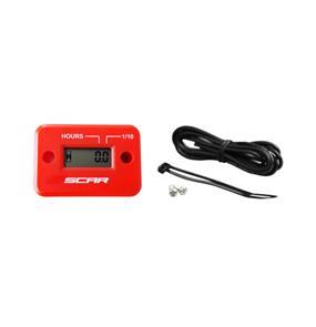 SCAR HOUR METER RED