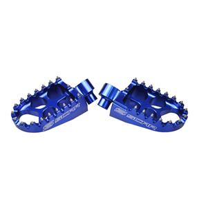 SCAR FOOTPEGS YAMAHA YZ/YZF/WRF/YZFX/YZX 1999-2022 (48MM WIDE) BLU