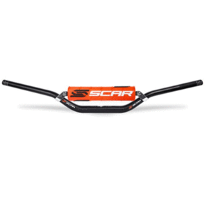 SCAR S2 7/8 H/BAR LOW BAR BLK / PAD ORG
