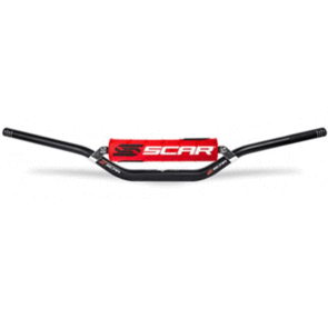 SCAR S2 7/8 H/BAR LOW BAR BLK / PAD RED