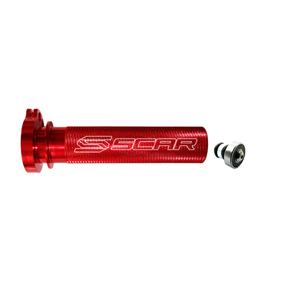 SCAR THROTTLE TUBE YAMAHA / KAWASAKI / SUZUKI 4 STROKE RED
