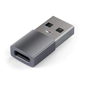 SATECHI SATECHI ALUMINIUM USB-A TO USB-C ADAPTER (SPACE GREY)