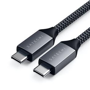 SATECHI SATECHI USB-C TO USB-C 100W CHARGING CABLE - 2M (SPACE GREY)