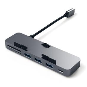 SATECHI USB-C CLAMP HUB PRO FOR IMAC AND IMAC PRO -SPACE GREY