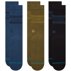 STANCE BASIC 3 PACK CREW ARMY