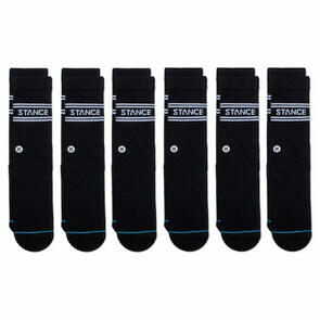 STANCE BASIC CREW 6 PACK BLACK