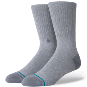 STANCE ICON 3 PACK SOCKS GREY HEATHER