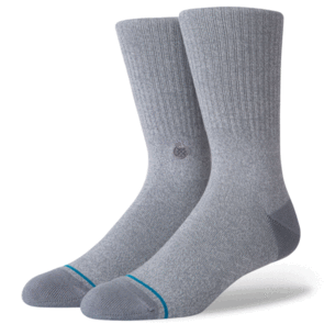 STANCE ICON 3 PACK SOCKS GREY HEATHER