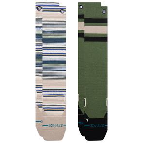 STANCE JORONGO MID WOOL SNOW SOCKS 2 PACK MULTI