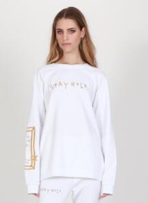FEDERATION WOMENS RELAX CREW - STAY GOLD IVORY