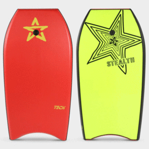 STEALTH BODY BOARDS TECH EPS RED 42 (INCLUDES LEASH)