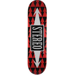 STEREO ARROWS PATTERN RED DECK 8.50""