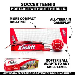 KICKIT SOCCER TENNIS SET – RED