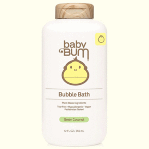 SUN BUM BABY BUM BUBBLE BATH GREEN COCONUT 355ML